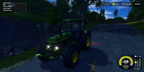 Driving A Tractor In Farming Simulator 25