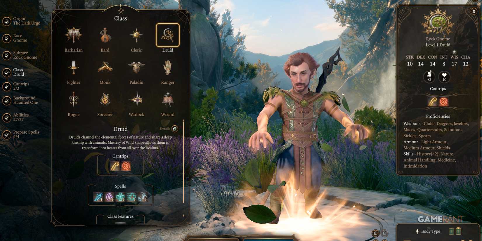 Druids are set to receive the Circle of Stars subclass in Baldur's Gate 3 via Patch 8