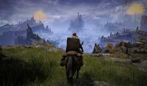 Elden Ring Tarnished riding on Torrent at Liurnia of the Lakes gameplay screenshot
