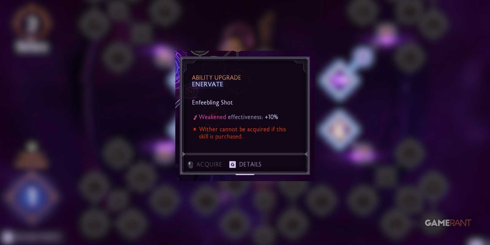 Enervate ability for Bellara in Dragon Age The Veilguard, boosting weakened effectiveness by 10%