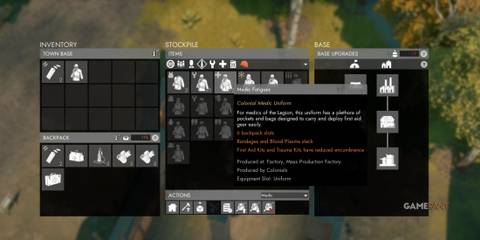 Foxhole Medic Uniform & Medical Supplies