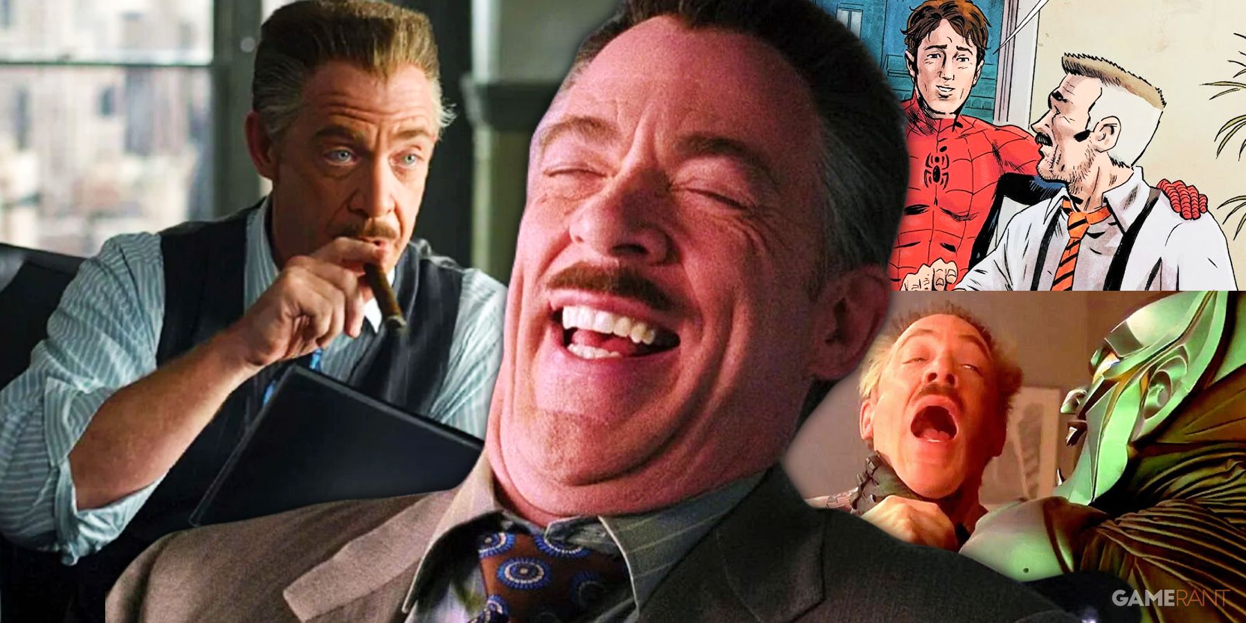 jk simmons as j jonah jameson in spider-man