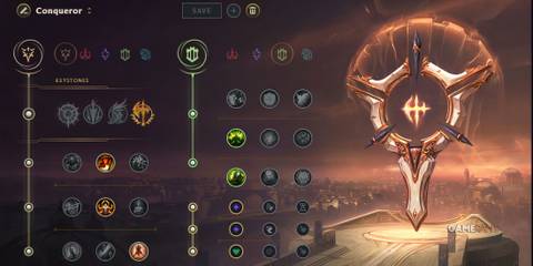 League of Legends Ambessa Conqueror Runes