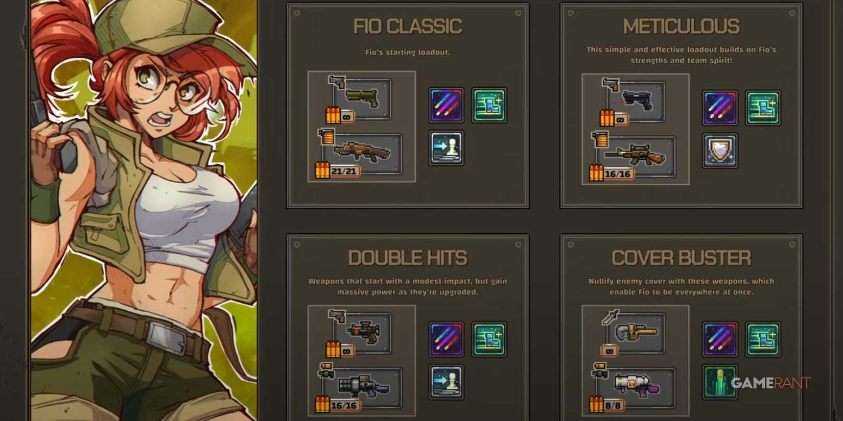 Loadouts Metal Slug Tactics