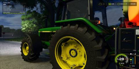 Lowering Wheels In farming Simulator 25