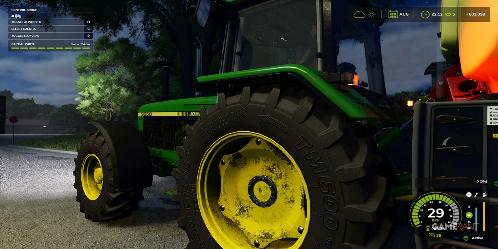 Lowering Wheels In farming Simulator 25