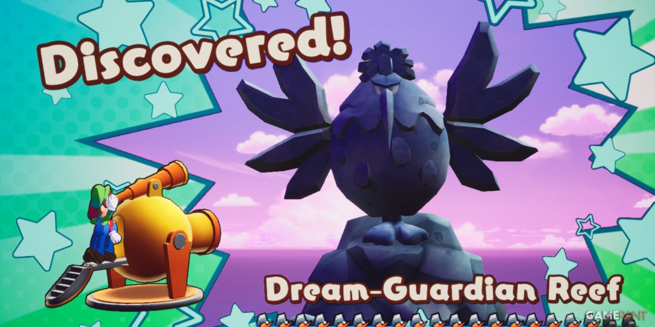 Discovery of Dream-Guardian Reef in Mario & Luigi: Brothership