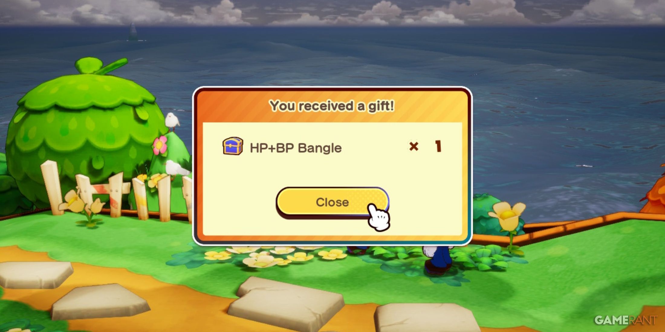 HP+BP Bangle reward in Mario & Luigi: Brothership