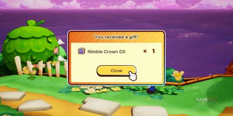 Nimble Crown DX reward in Mario & Luigi: Brothership
