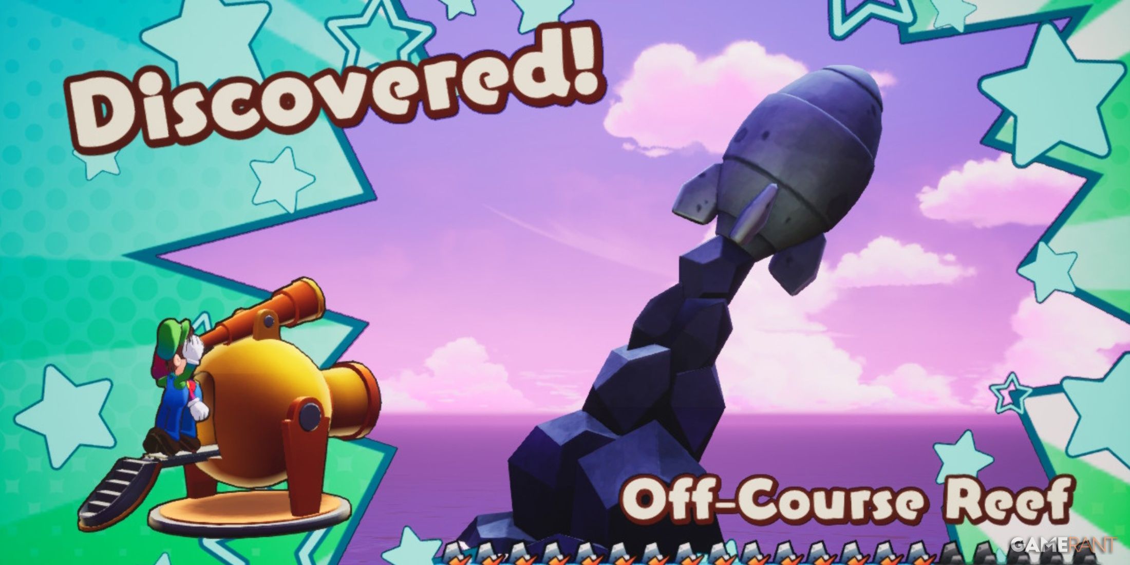 Discovery of Off-Course Reef in Mario & Luigi: Brothership