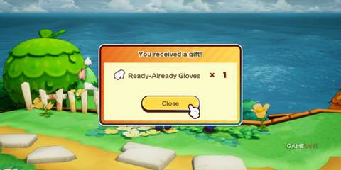 Ready-Already Gloves reward in Mario & Luigi: Brothership