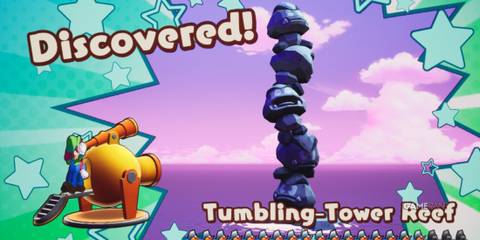 Discovery of Tumbling-Tower Reef in Mario & Luigi: Brothership