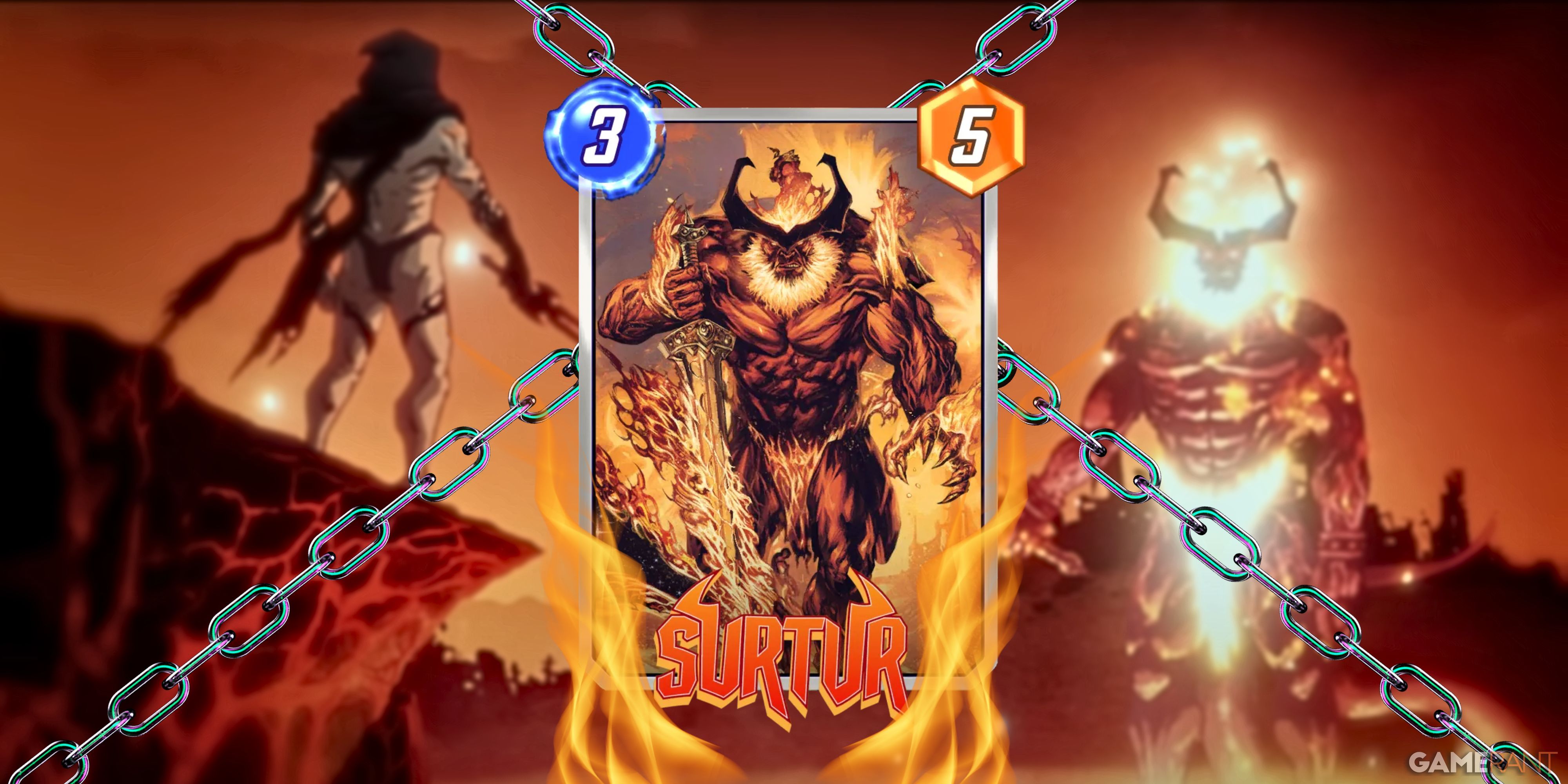 surtur card in marvel snap.