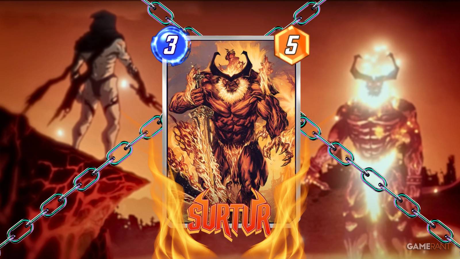 surtur card in marvel snap.