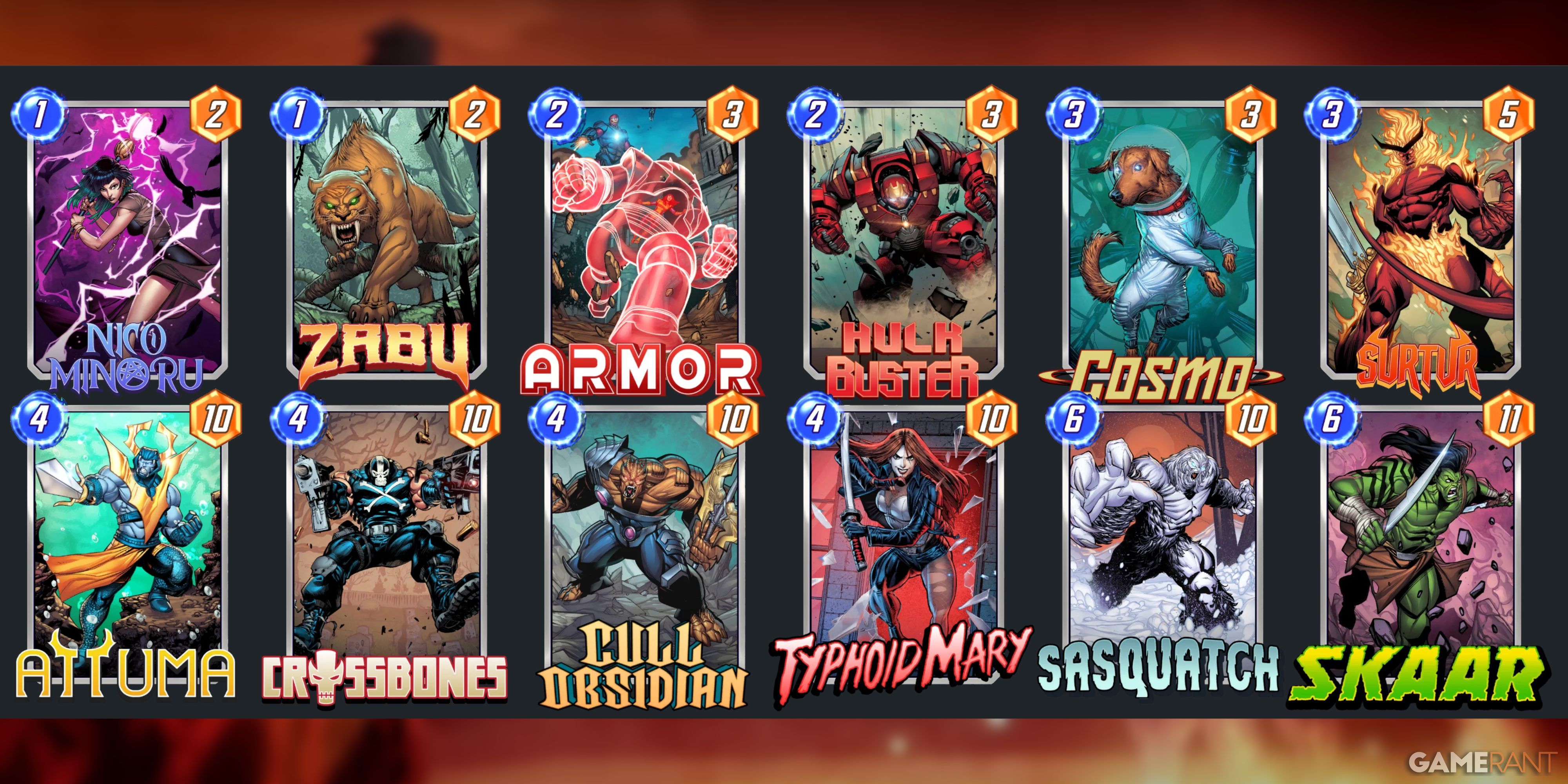 the best deck for surtur in marvel snap.