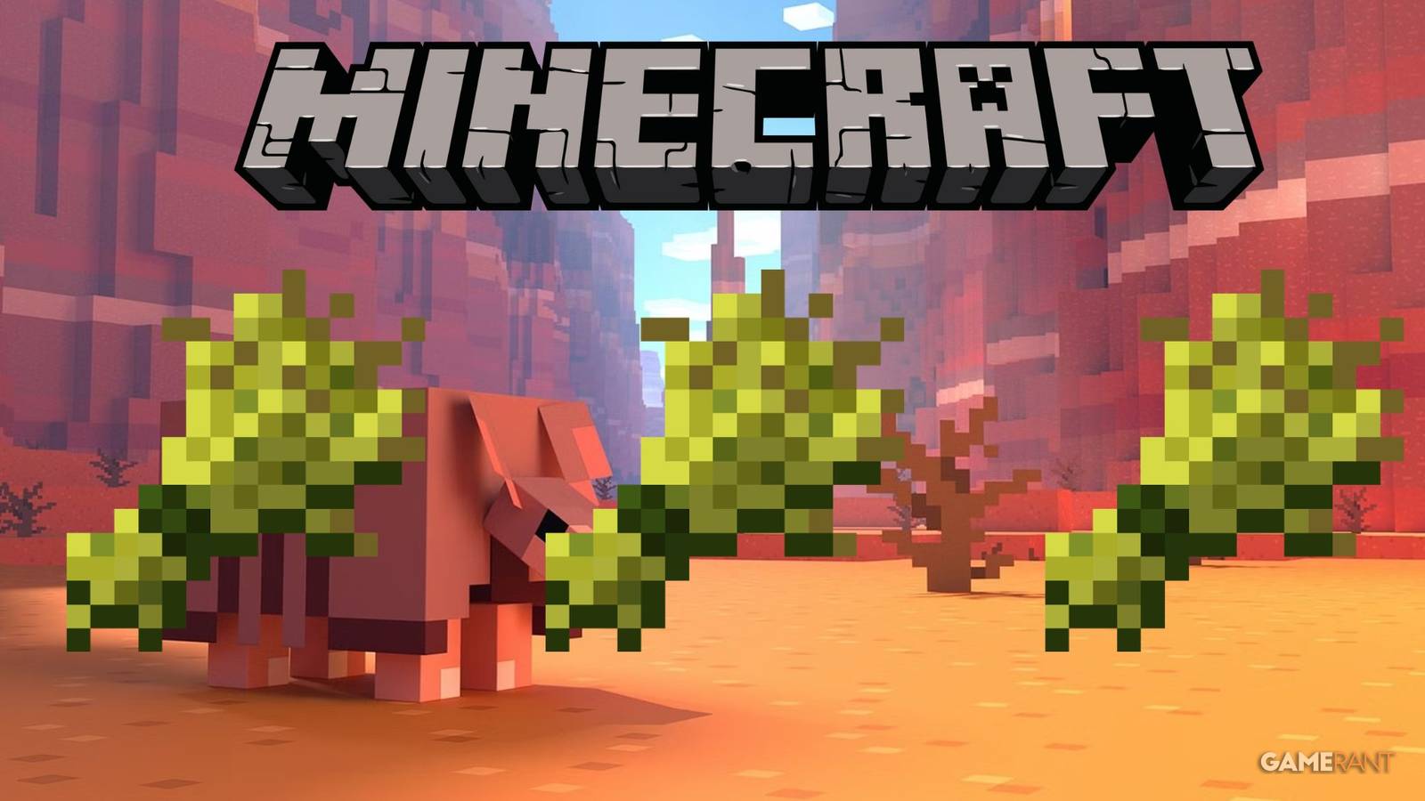 A Minecraft player builds massive wheat farm