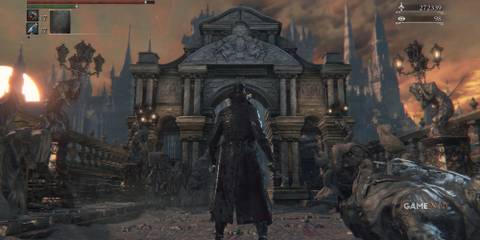 10 Great Horror Games With No Sequel Player stands outside boss room