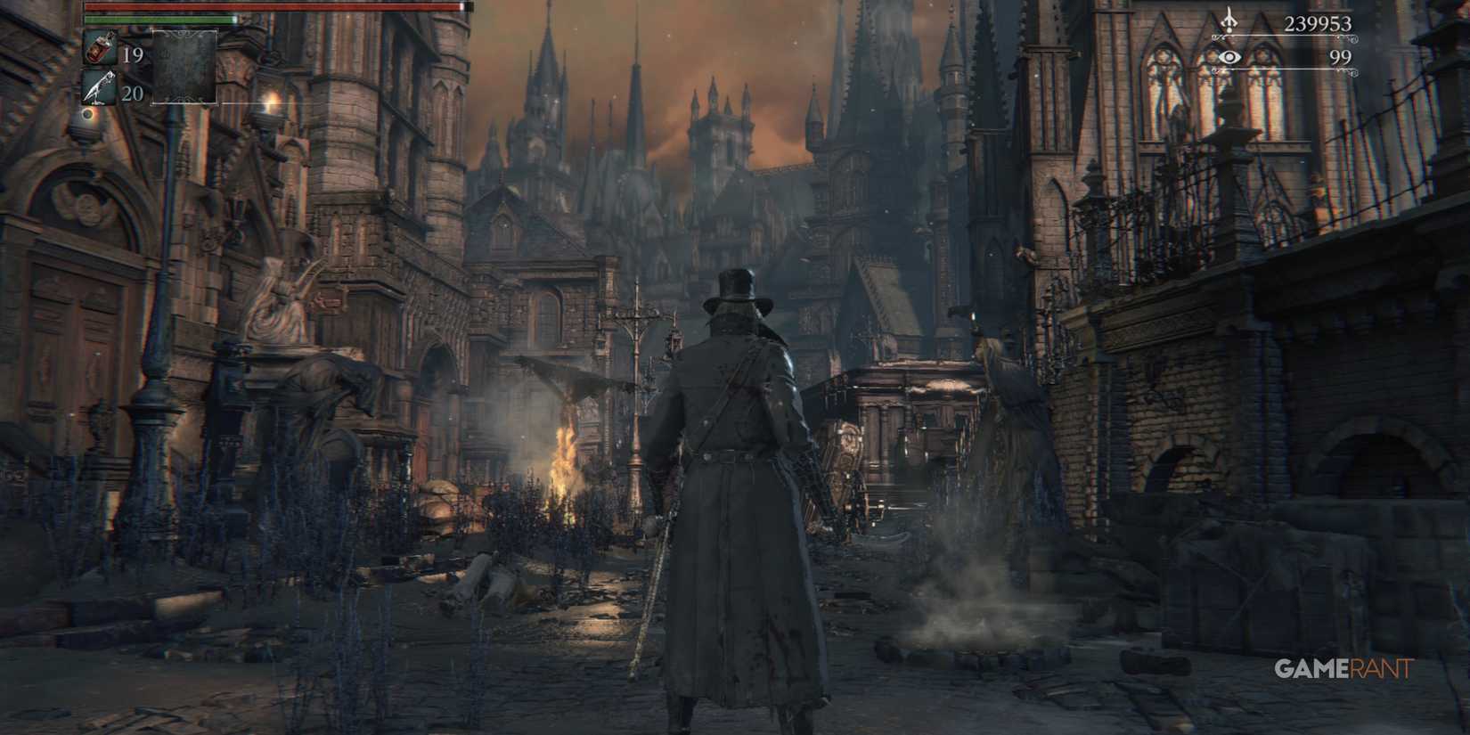 10 Great Horror Games With No Sequel Player is close to enemies on the streets of Yharnum