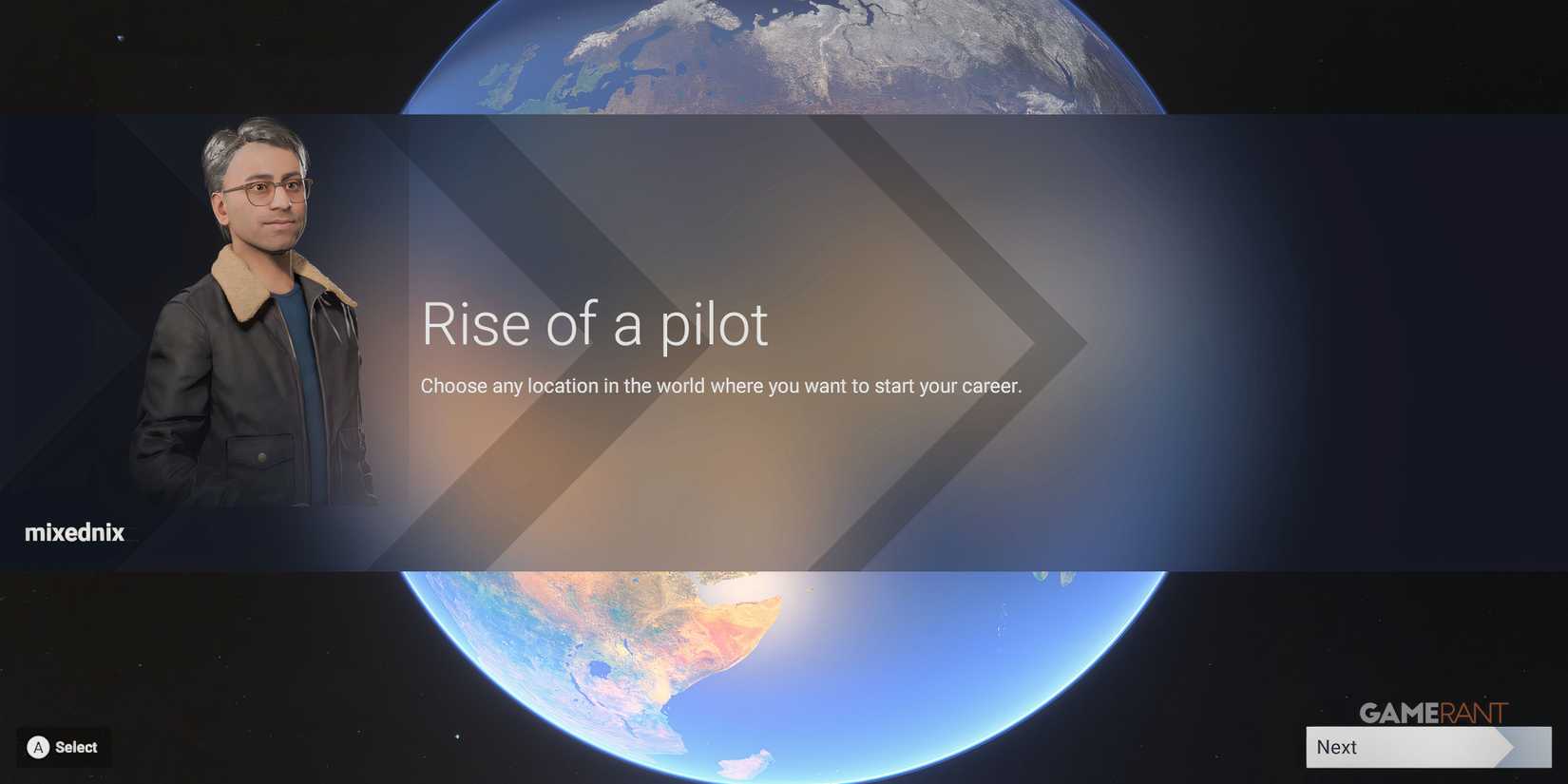 the prologue of the career mode in msfs 2024.