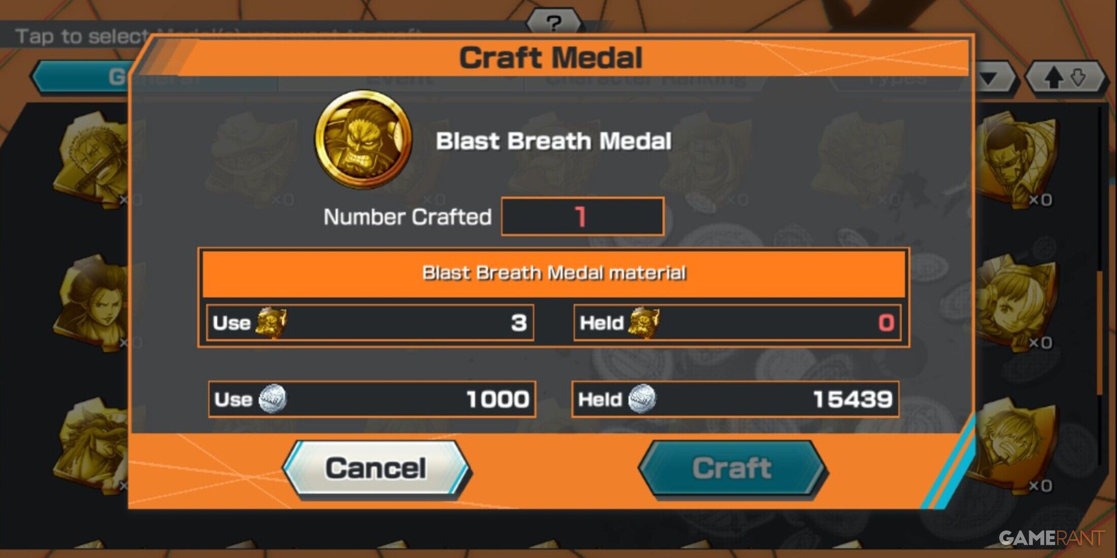 Best Medals In One Piece Bounty Rush