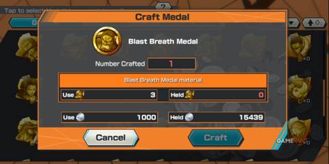 One Piece Bounty Rush Blast Breath Medal