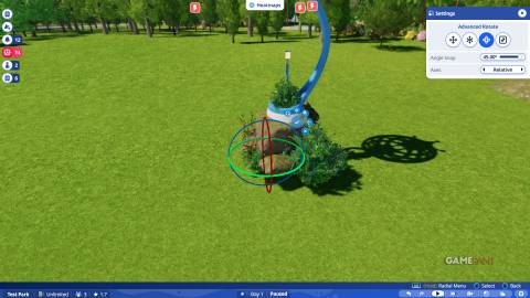 Planet Coaster 2 Rotate Scenery Item