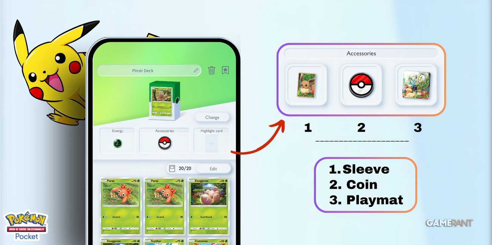 Pokemon Pocket Deck Accessory Guide (Playmats, Sleeves, Coins) Pokemon Pocket Deck Accessory Guide (Playmats, Sleeves, Coins)