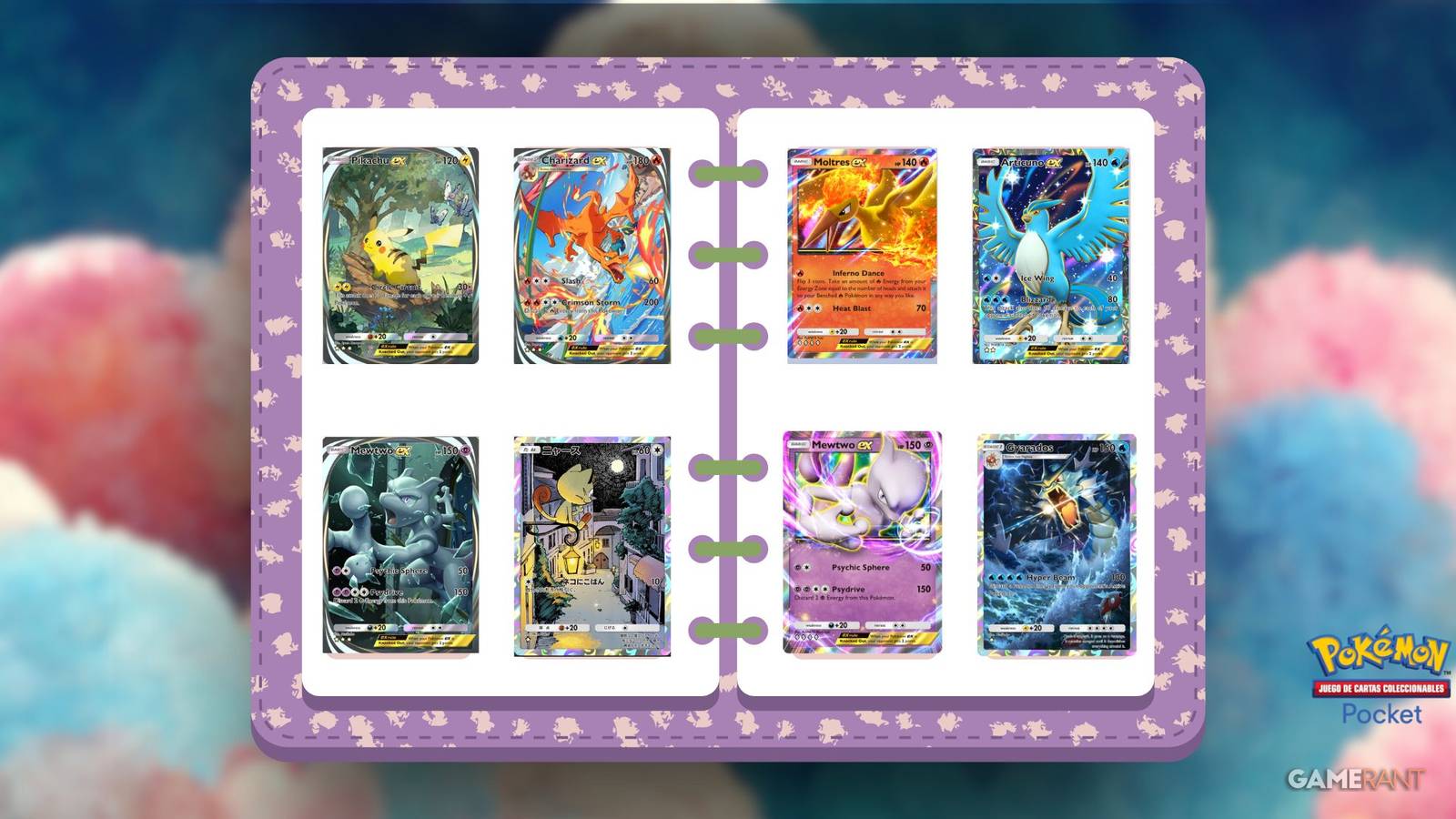 pokemon tcg cards in a binder.