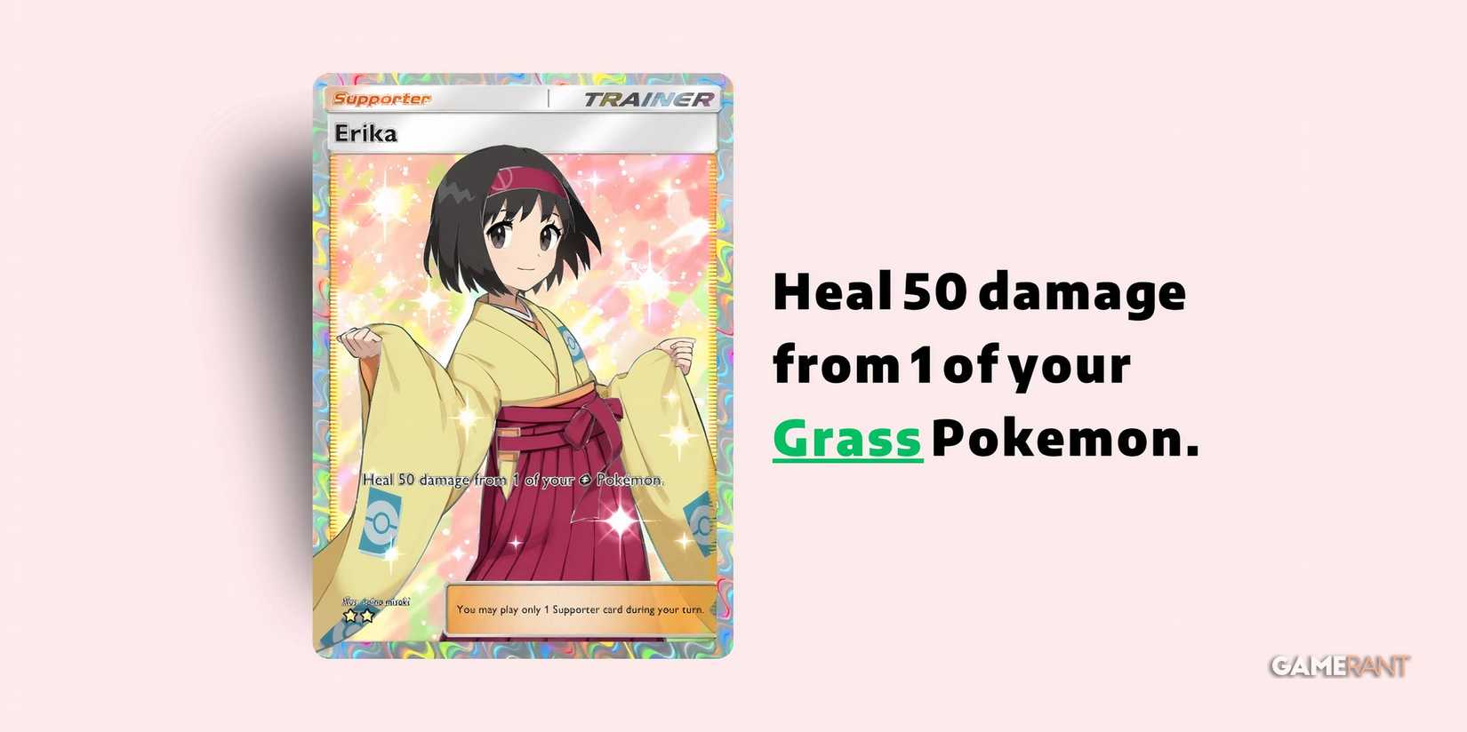 the ability of erika in pokemon tcg pocket.