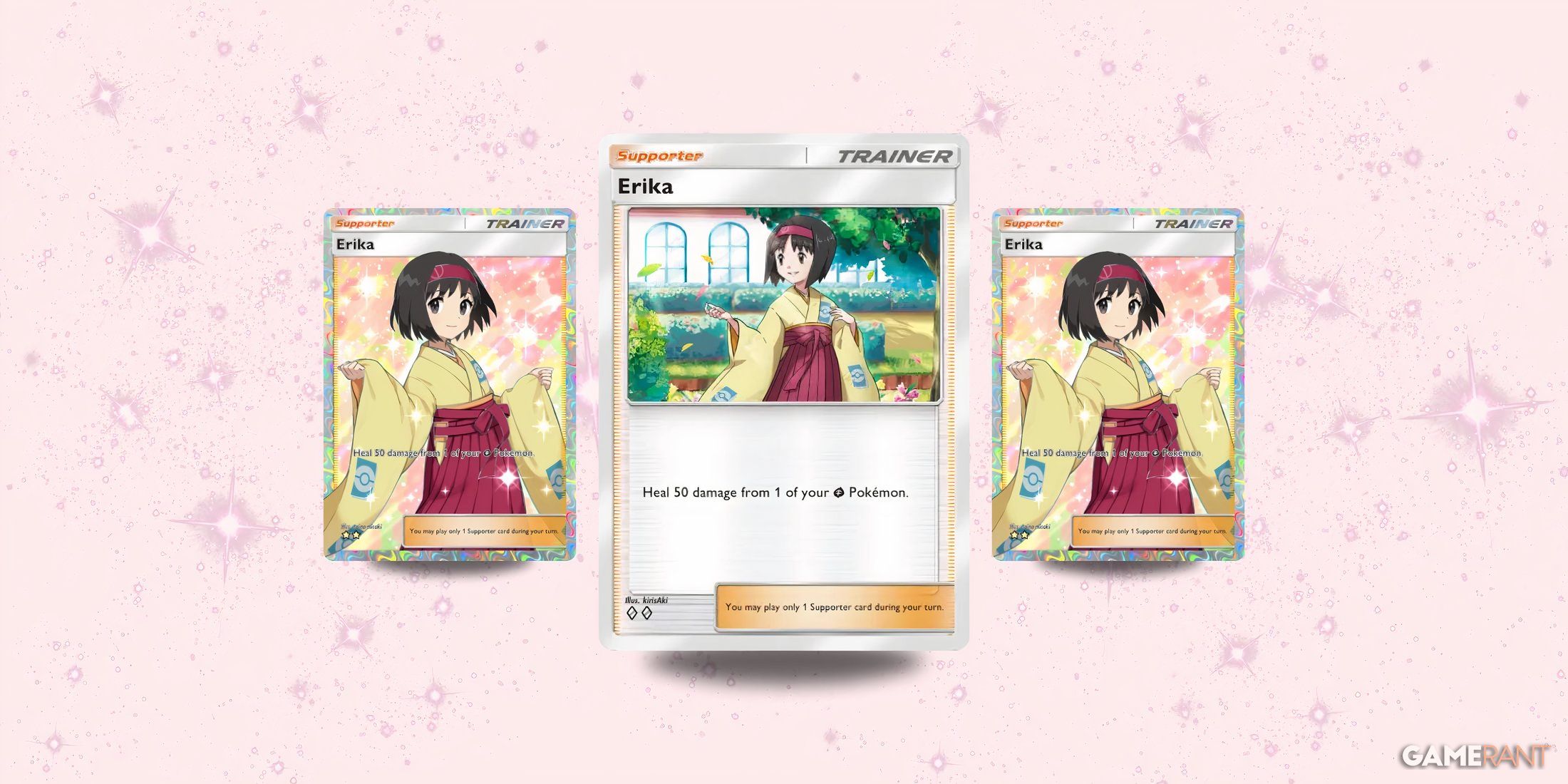 variants of erika in pokemon tcg pocket.