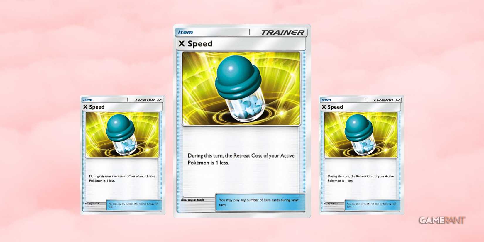 x speed item cards in pokemon tcg pocket