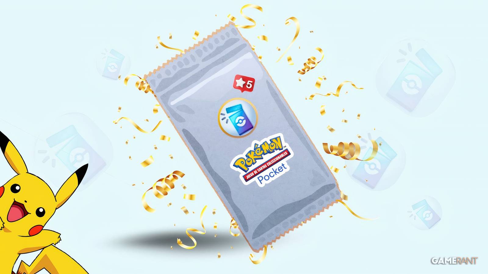 a pack of cards in pokemon tcg pocket with pack points icon on it.