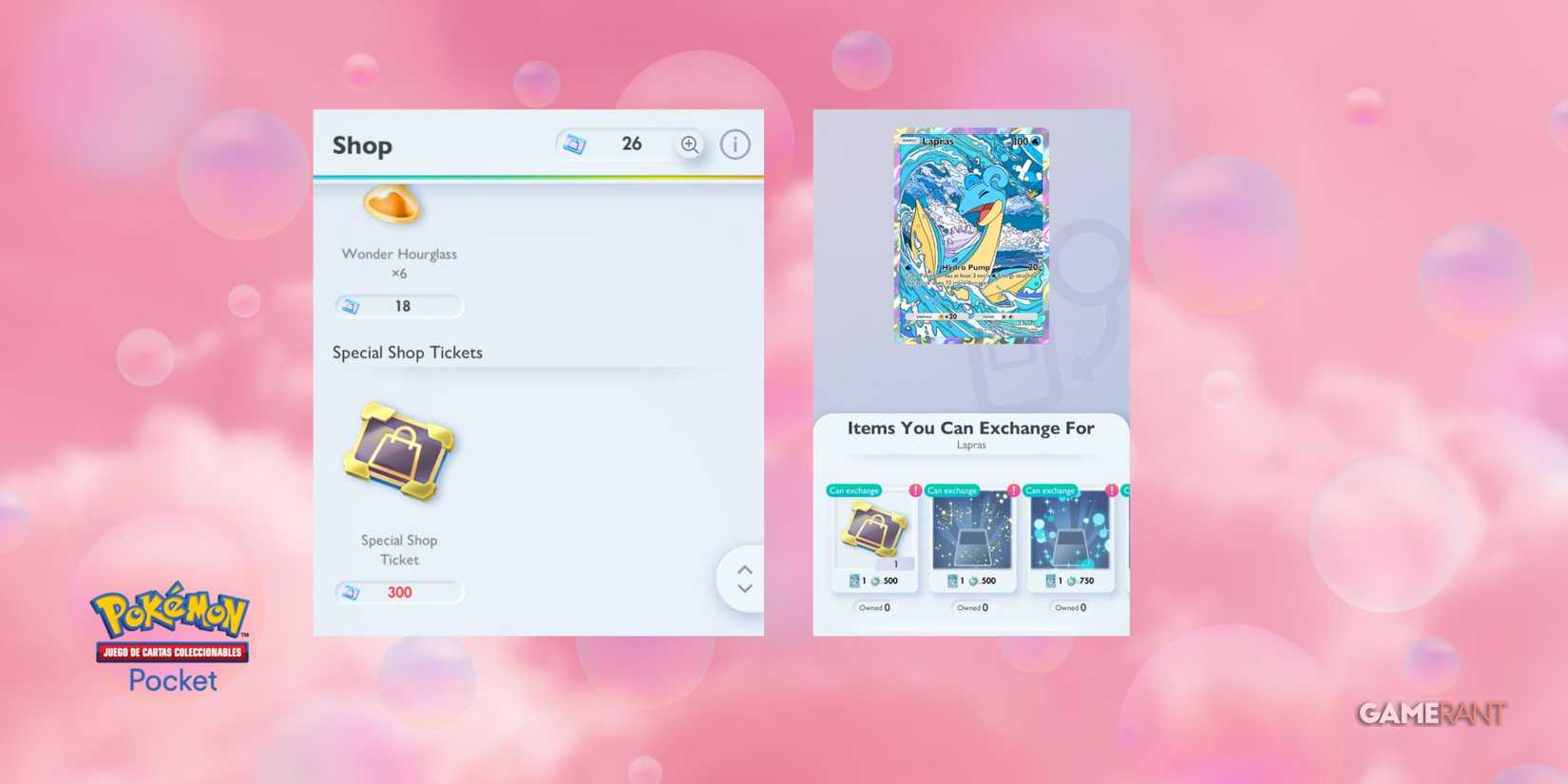 how to get special shop tickets in pokemon tcg pocket.