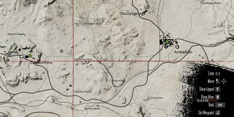 RDR - Odd Fellow's Rest - Snake Location