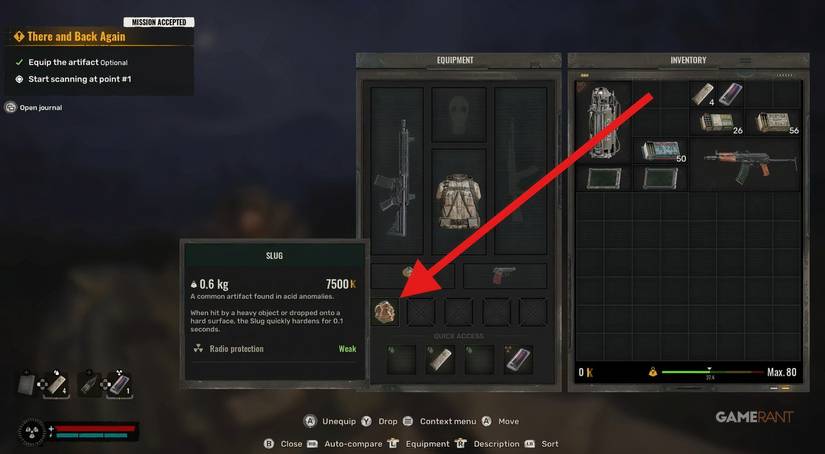 slug artifact stalker 2