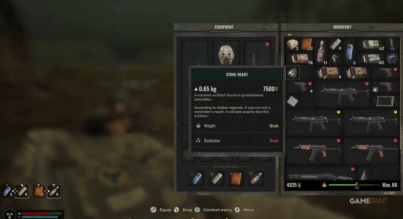 stone heart artifact stalker 2