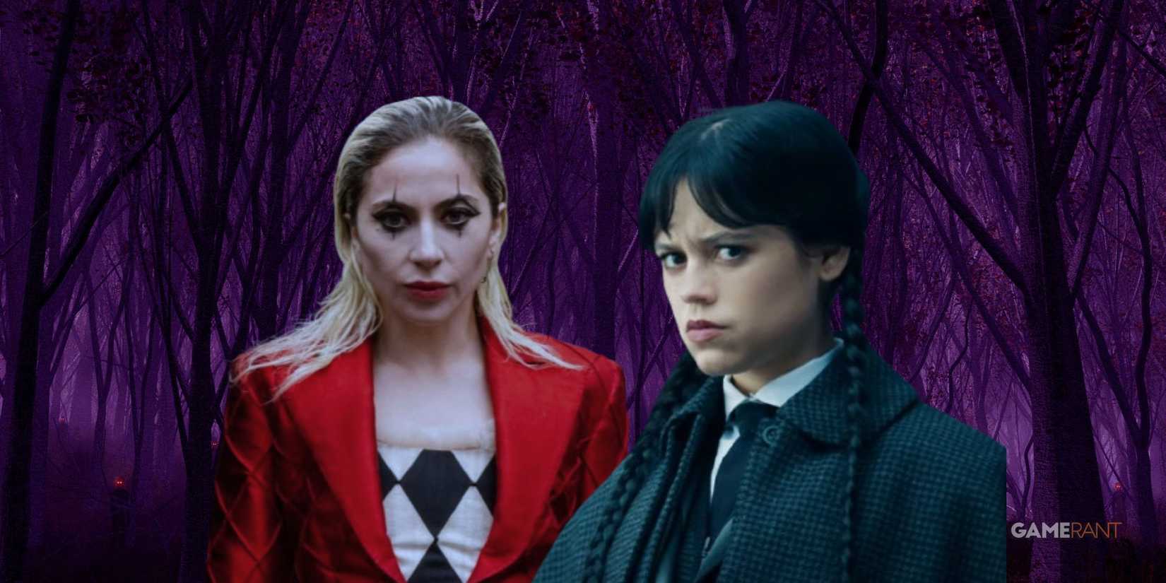 lady gaga and Wednesday - custom image by Rachael Fiddis