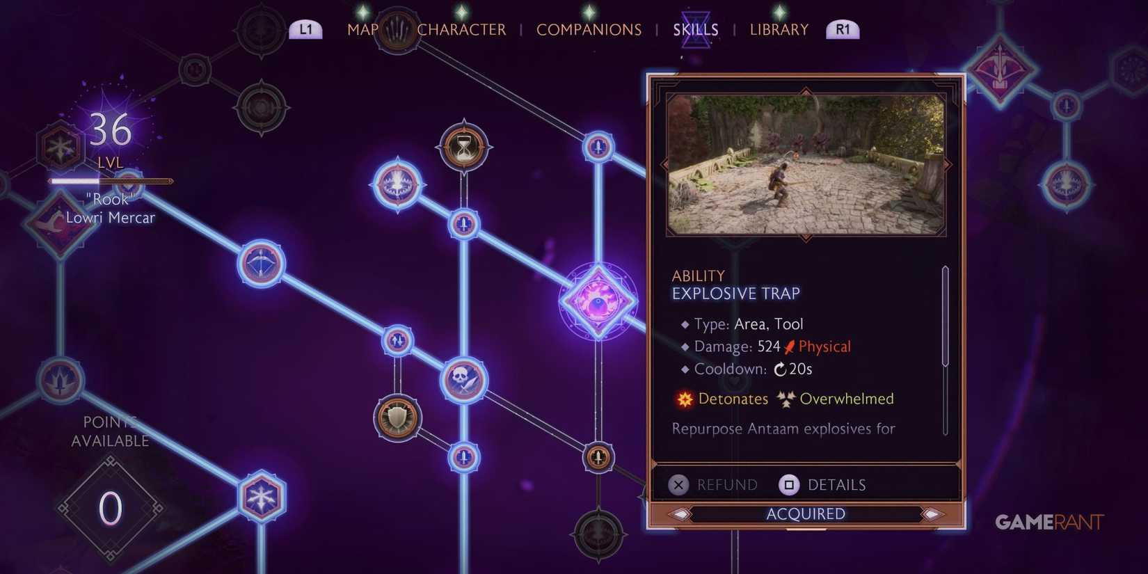 Explosive Trap Ability in Dragon Age: The Veilguard
