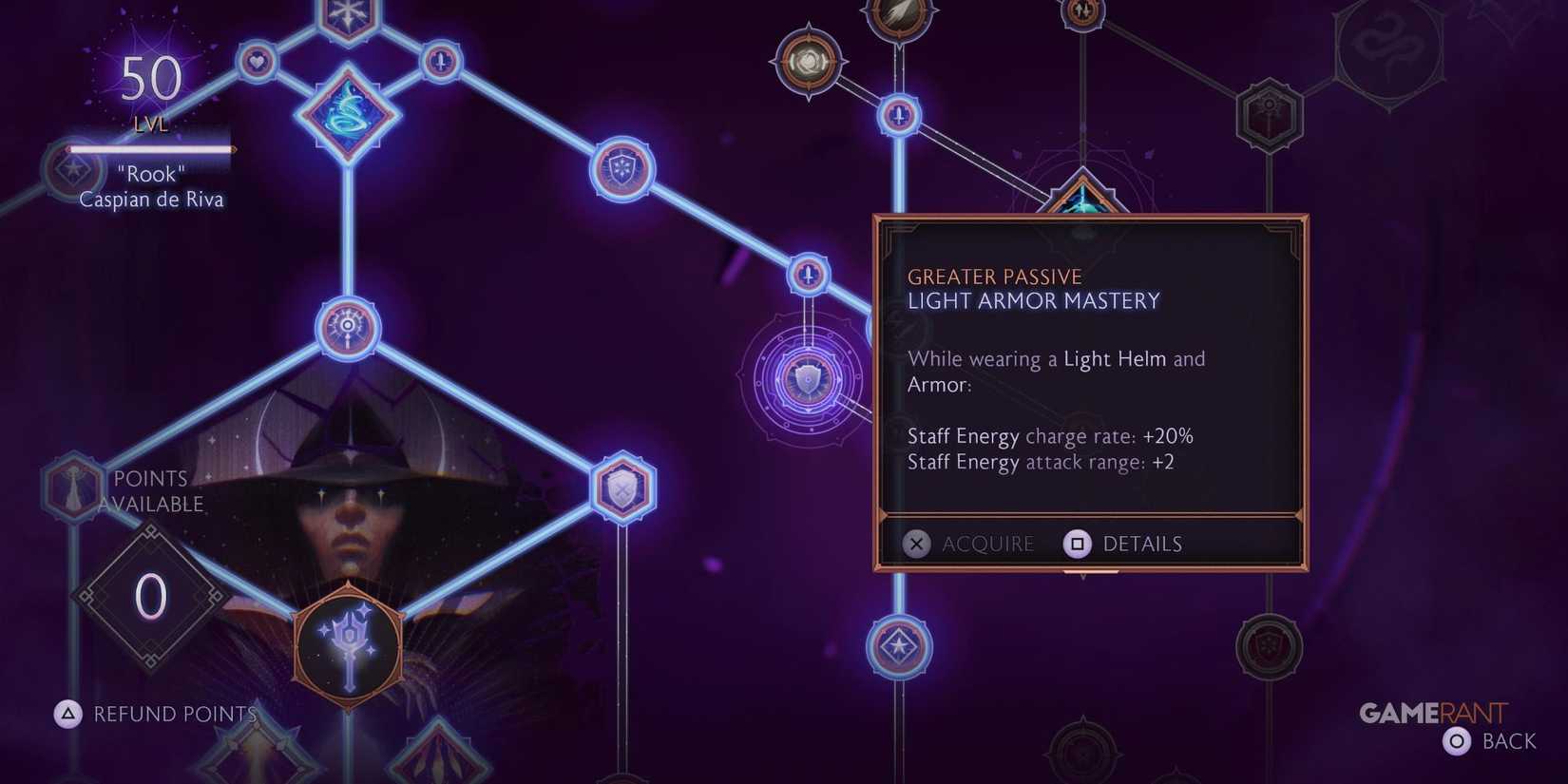 Light Armor Mastery greater passive in Dragon Age: The Veilguard