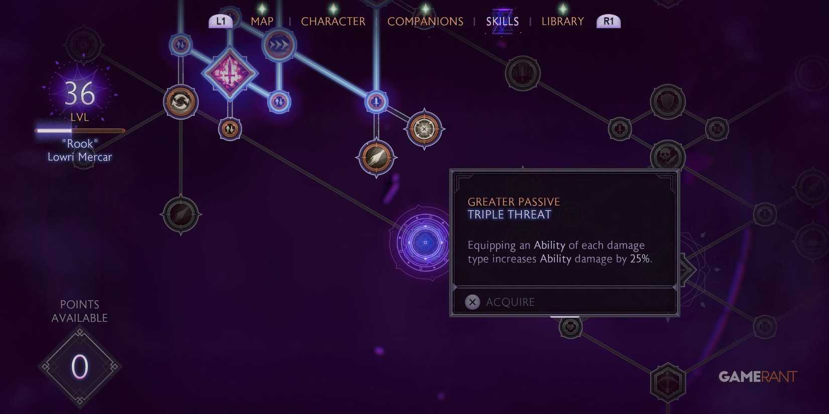 Triple Threat Greater Passive in Dragon Age: The Veilguard