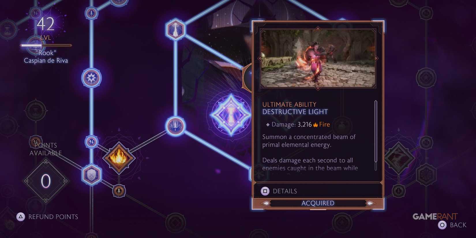 Destructive Light ultimate in Dragon Age: The Veilguard