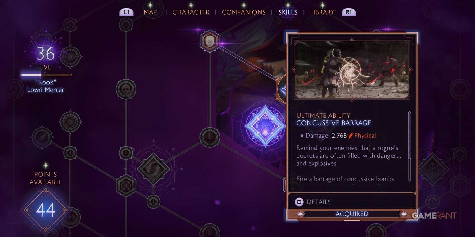 Concussive Barrage ultimate in Dragon Age: The Veilguard