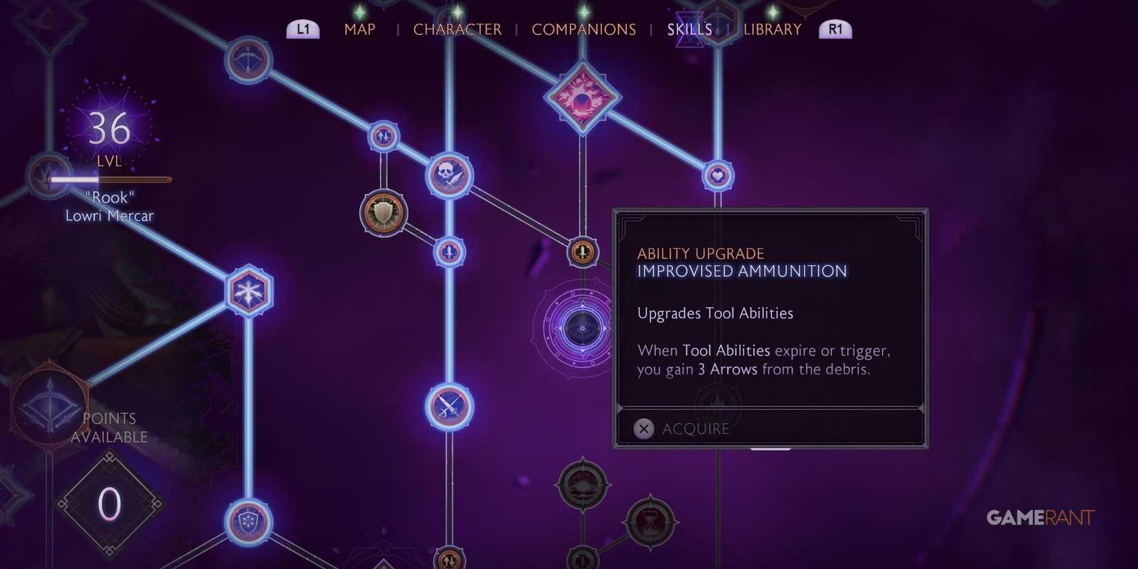 Improvised Ammunition Ability Upgrade in Dragon Age: The Veilguard