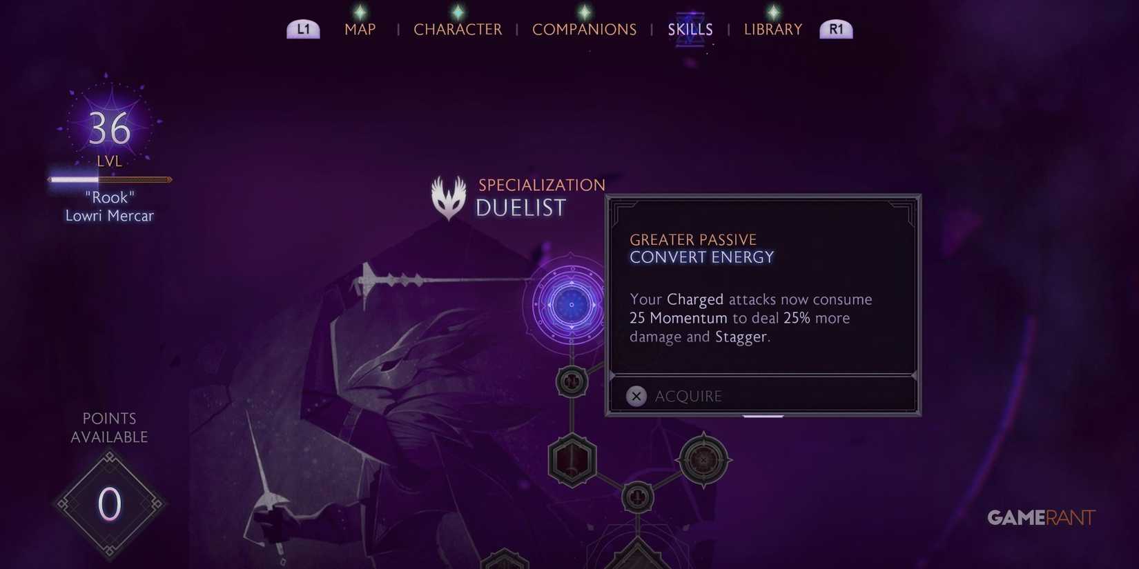 Convert Energy Greater Passive in Dragon Age: The Veilguard