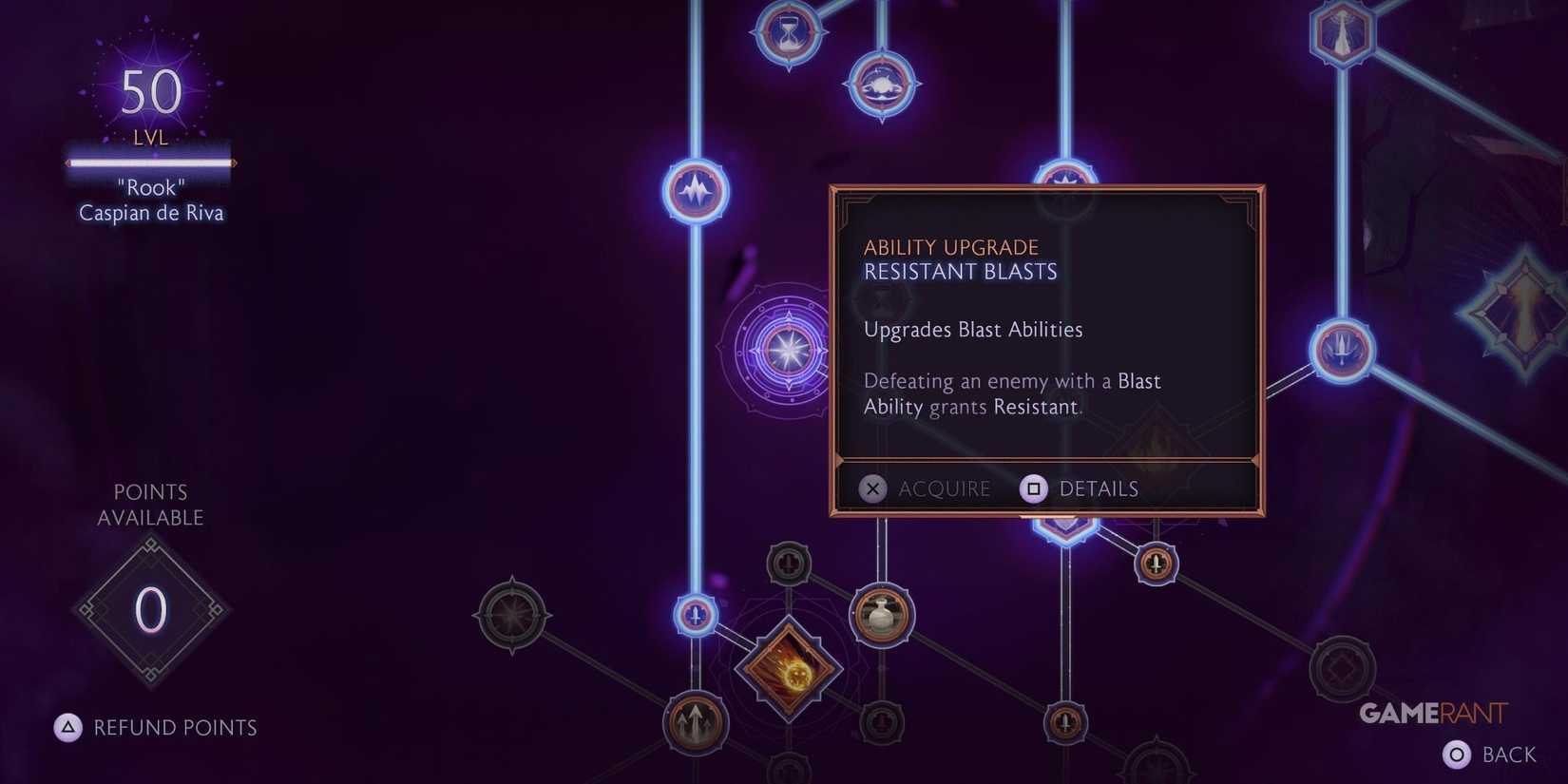 Resistant Blasts ability upgrade in Dragon Age: The Veilguard