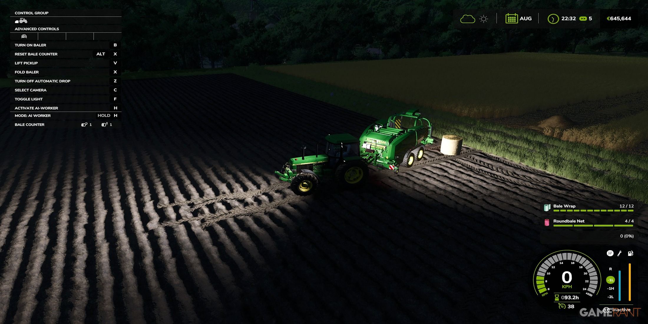 Using A Baler In Farming Simulator 25