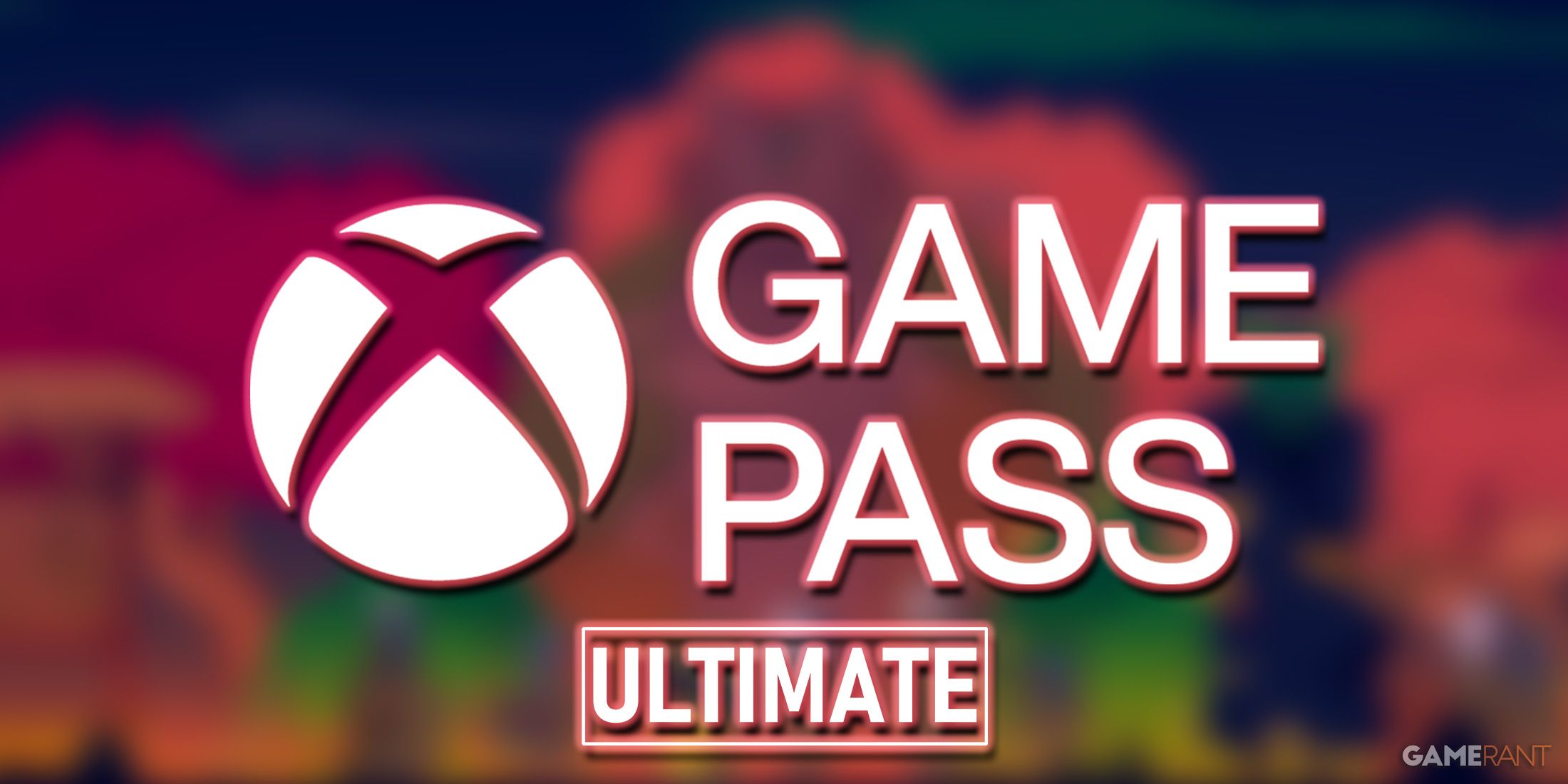 Xbox Game Pass Ultimate logo over blurred Nine Sols promo screenshot