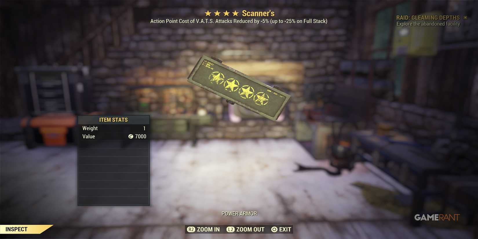 Scanner's 4-Star Legendary Effect