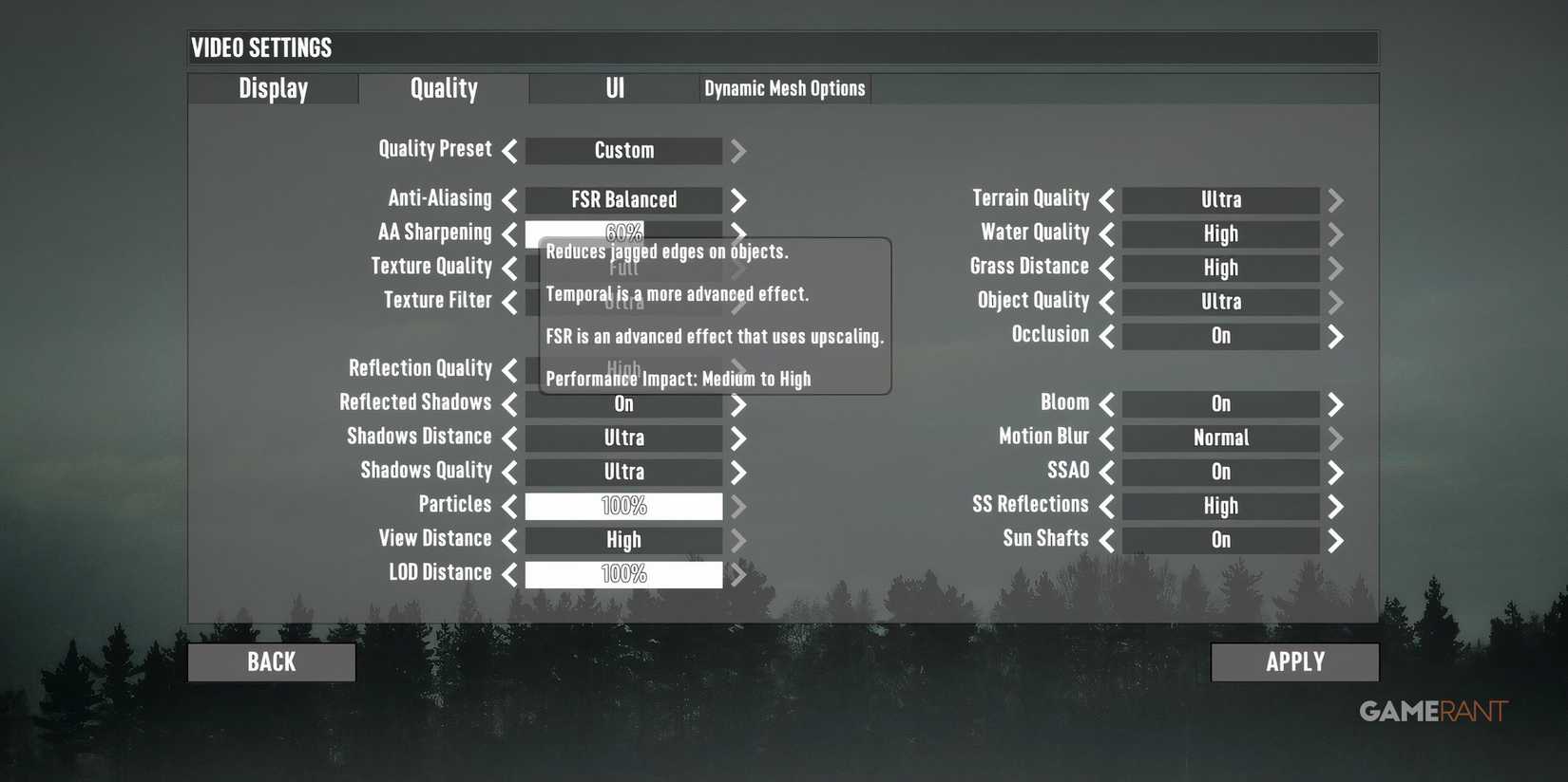 7 Days To Die FSR And Graphics Improvements