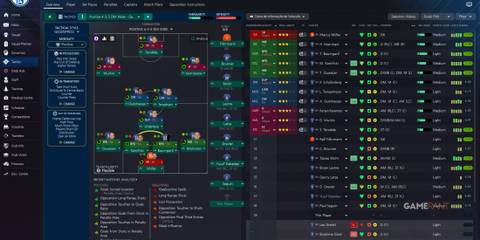 A gegenpress-focused 4-3-3 formation strategy in Football Manager 2024